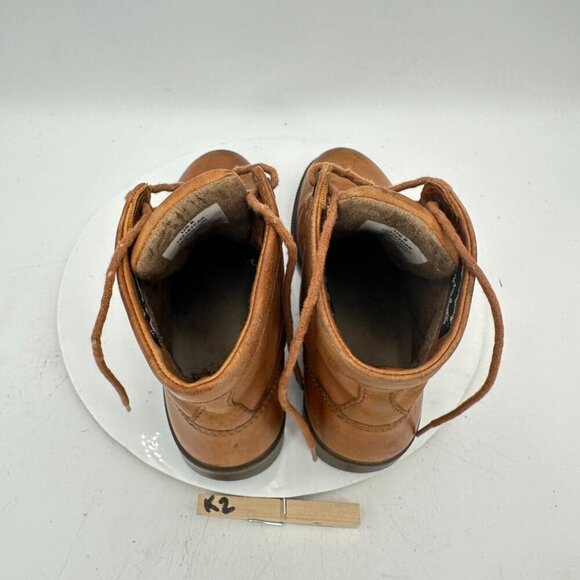 Kodiak Men Size 8 722187CAR Brown Tan Leather Plain Toe Lace Up Ankle Boot - Picture 9 of 11